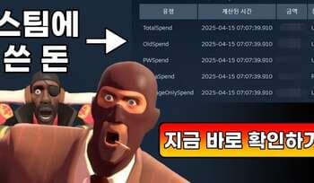 "당신의 인생에 실망하기" 스팀에서 '얼마 썼는지' 확인하는 방법